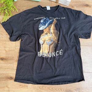Beyonce Shirt Mens Unisex XL Extra Large Black Renaissance World Tour 2023